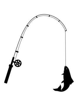 Detail Fishing Pole Clipart Nomer 23
