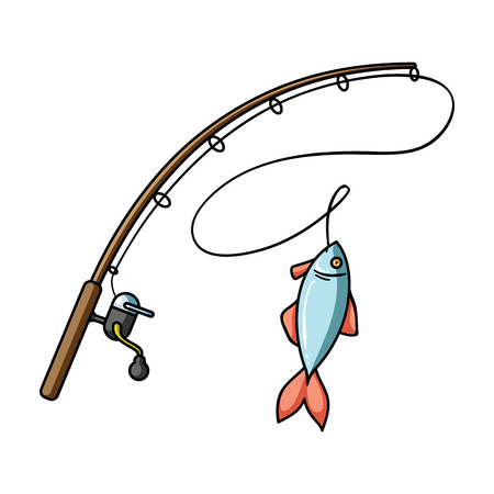 Detail Fishing Pole Clipart Free Nomer 6