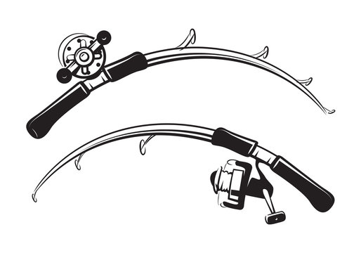 Detail Fishing Poles Clipart Nomer 44