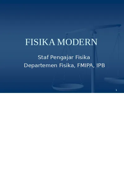 Detail Fisika Modern Ppt Nomer 7