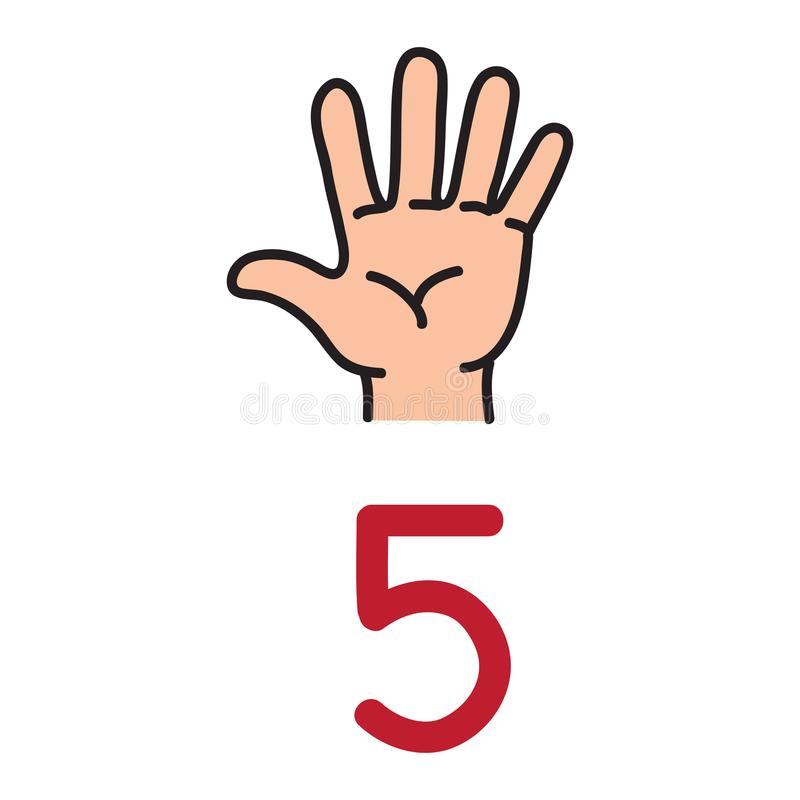 Detail Five Hand Nomer 14