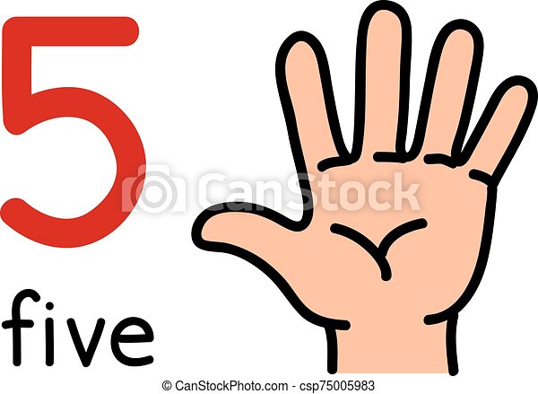 Detail Five Hand Nomer 38