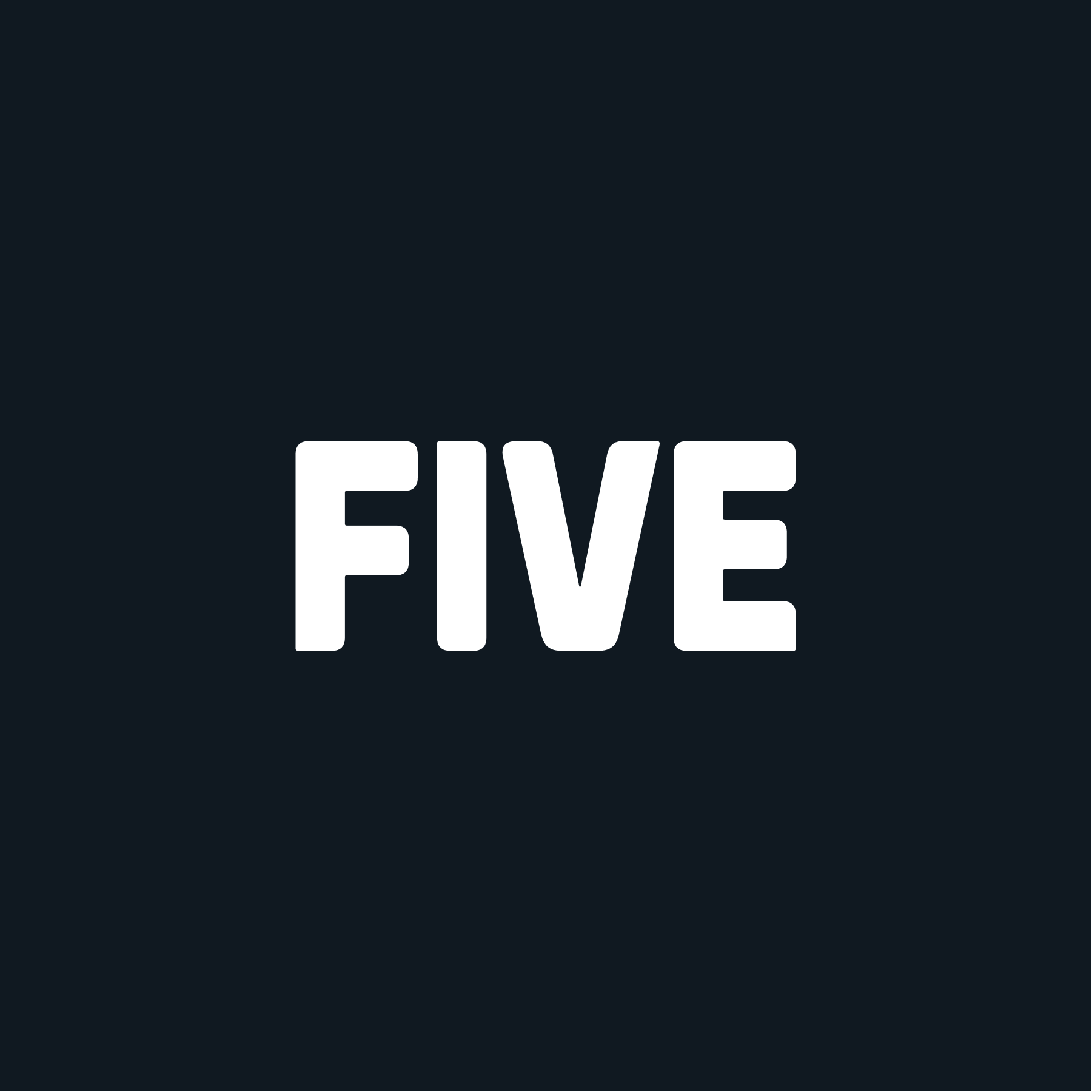 Detail Five Logo Nomer 50