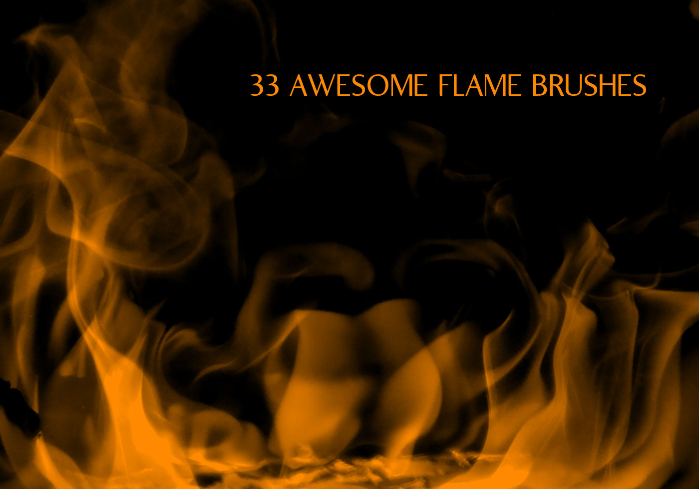 Detail Flame Brushes Photoshop Nomer 14