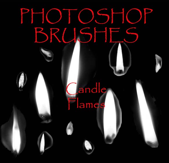 Detail Flame Brushes Photoshop Nomer 49