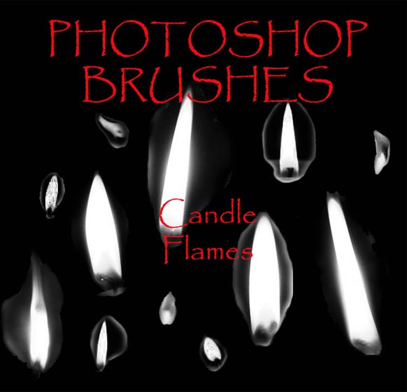 Detail Flame Brushes Photoshop Nomer 49