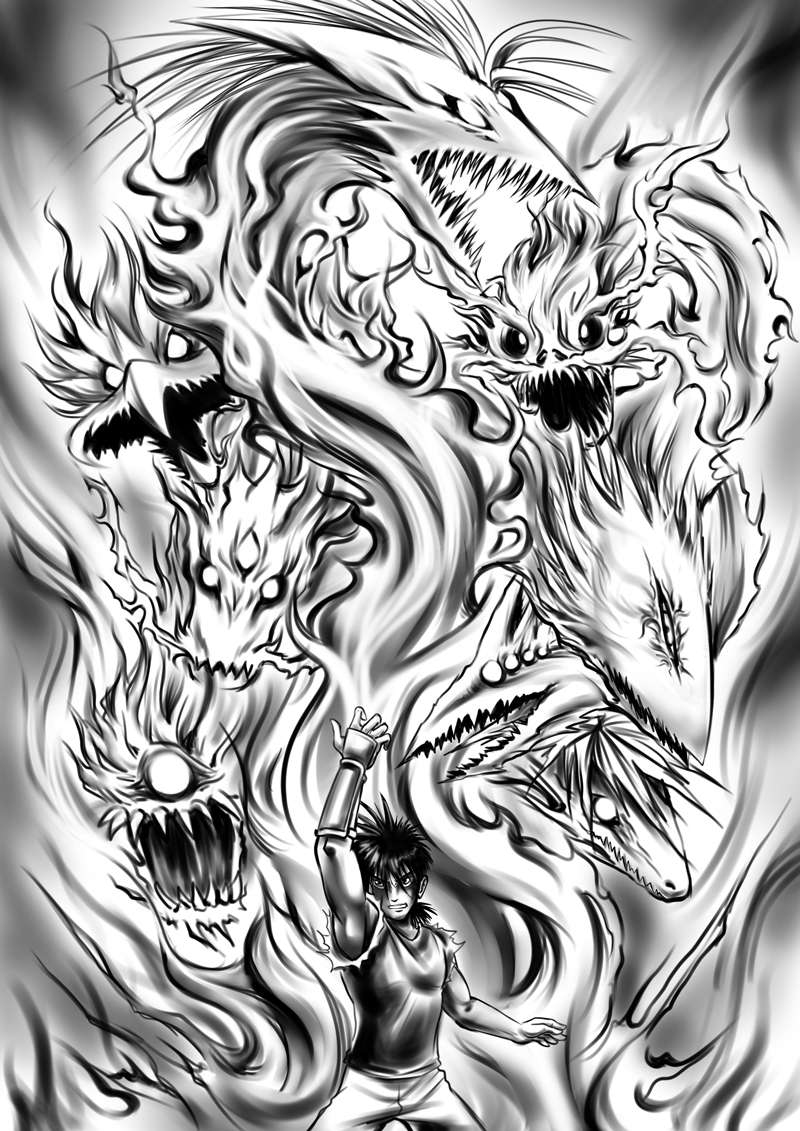 Detail Flame Of Recca Dragons Nomer 14