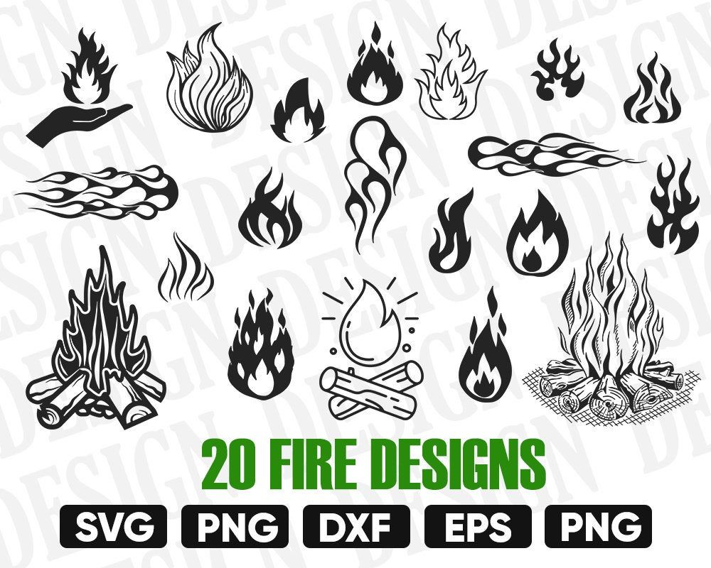 Detail Flame Silhouette Png Nomer 31