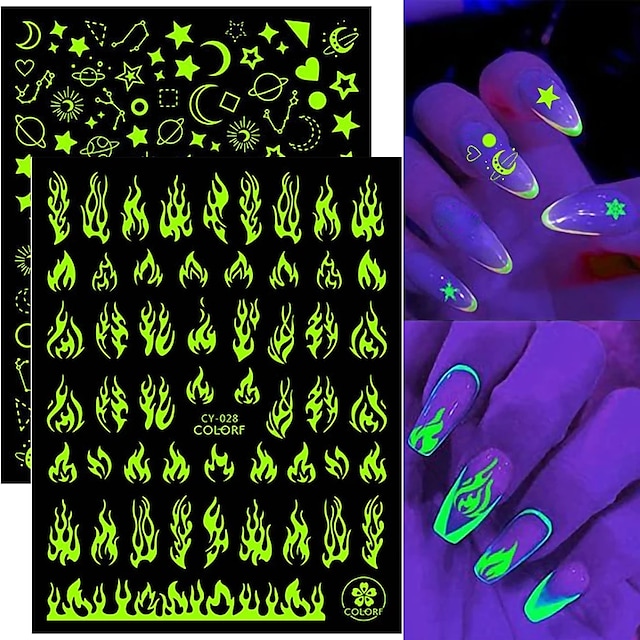 Detail Flame Stickers For Nails Nomer 49