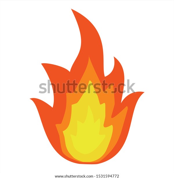 Detail Flame Vector Clipart Nomer 41