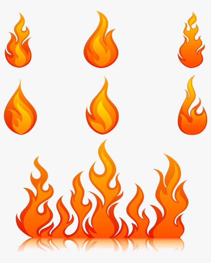 Detail Flame Vector Png Nomer 37
