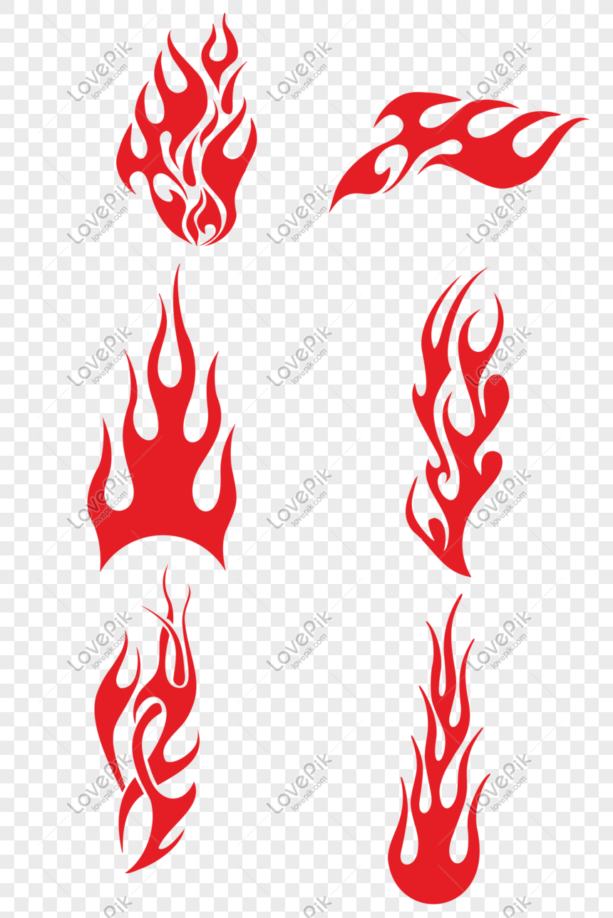 Detail Flame Vector Png Nomer 41