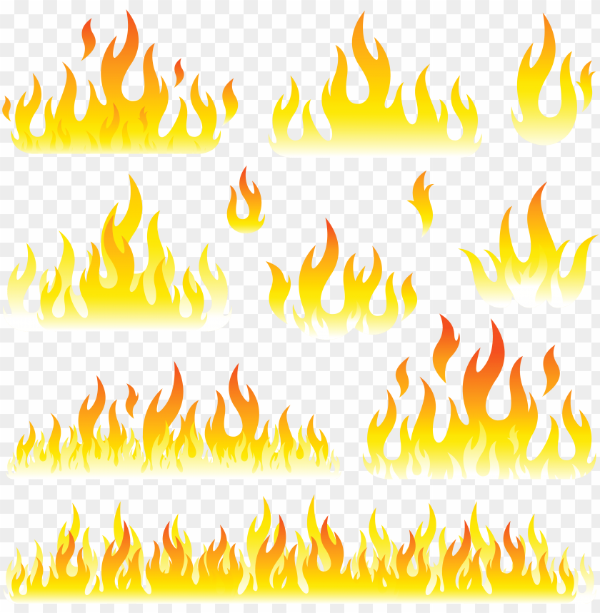 Detail Flames Clear Background Nomer 36