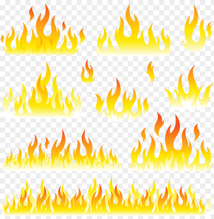 Detail Flames Clipart Png Nomer 29