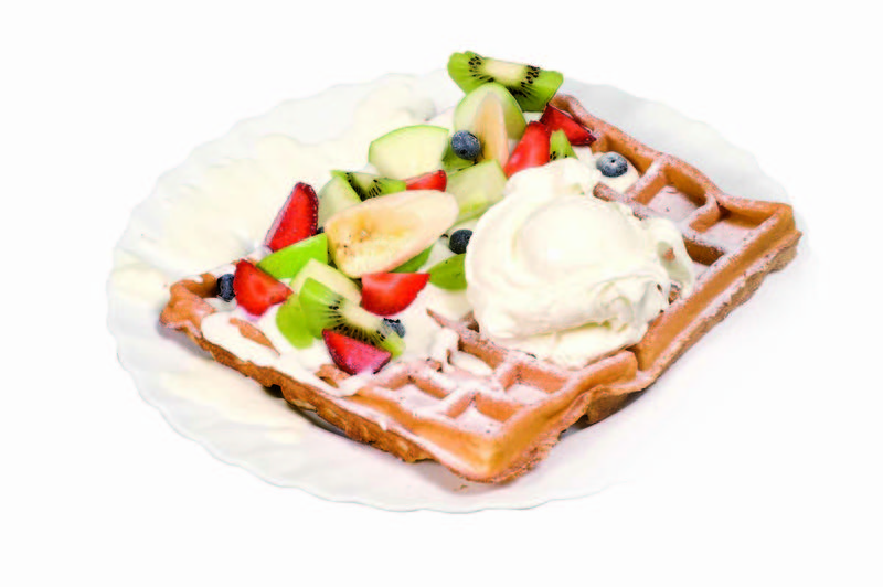 Detail Waffelkuchen Mit Kirschen Nomer 3