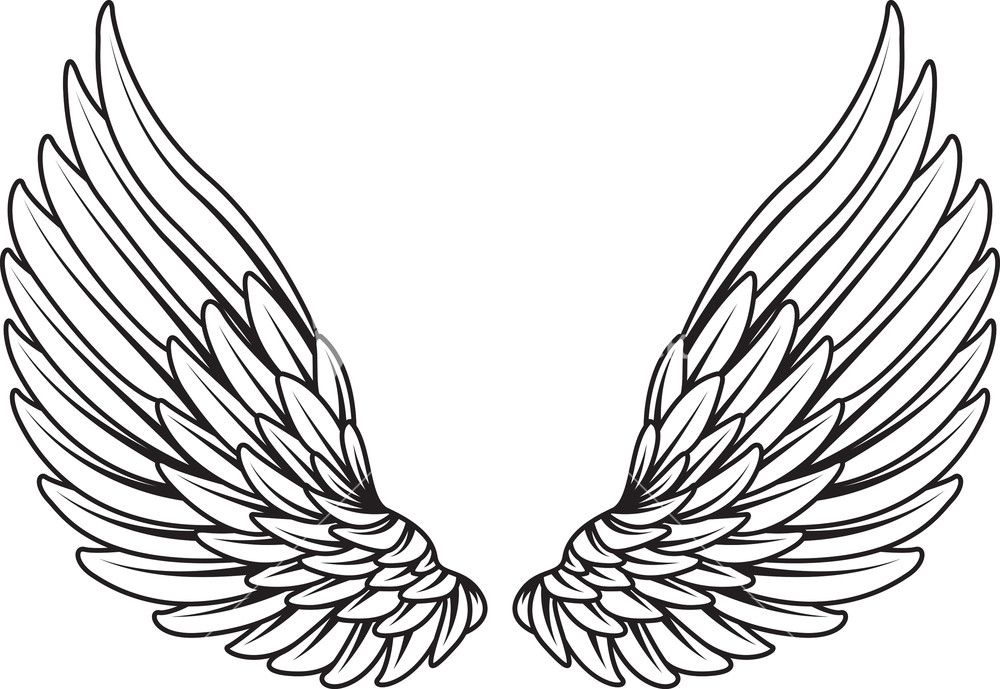 Download Wings Geometric Tattoo Nomer 21