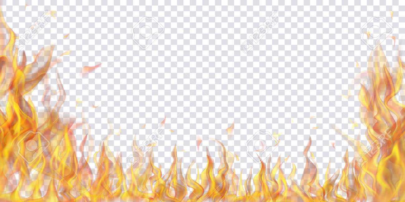 Flames On Transparent Background - KibrisPDR