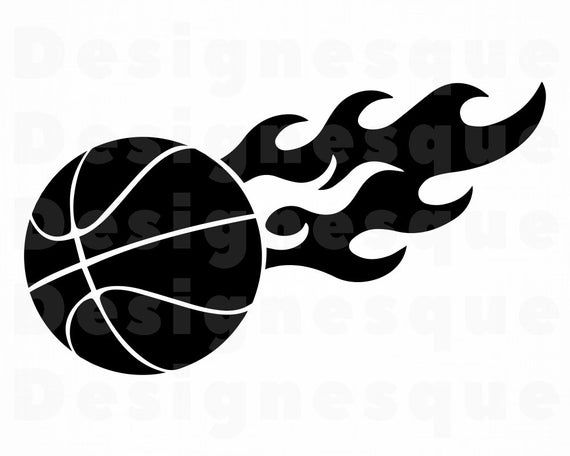 Detail Flaming Basketball Clipart Nomer 28