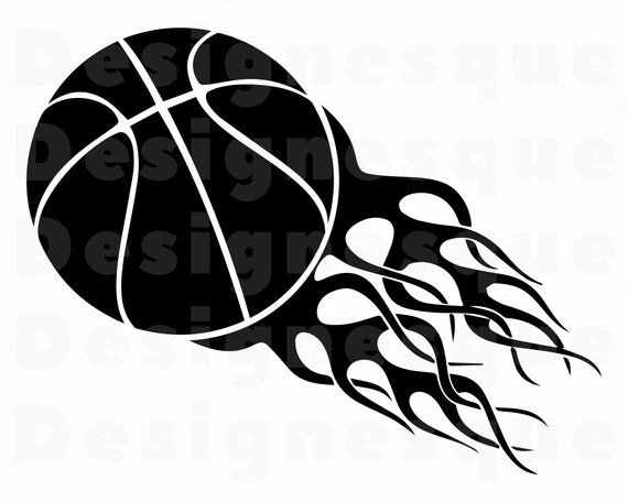 Detail Flaming Basketball Clipart Nomer 39