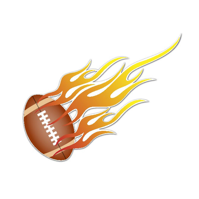 Detail Flaming Football Clipart Nomer 9