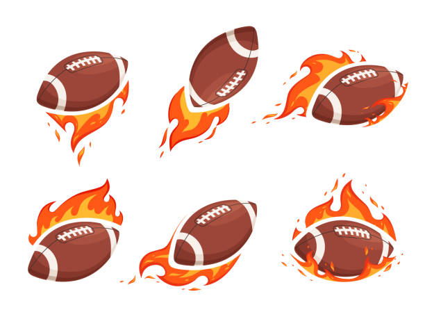 Detail Flaming Football Clipart Nomer 29