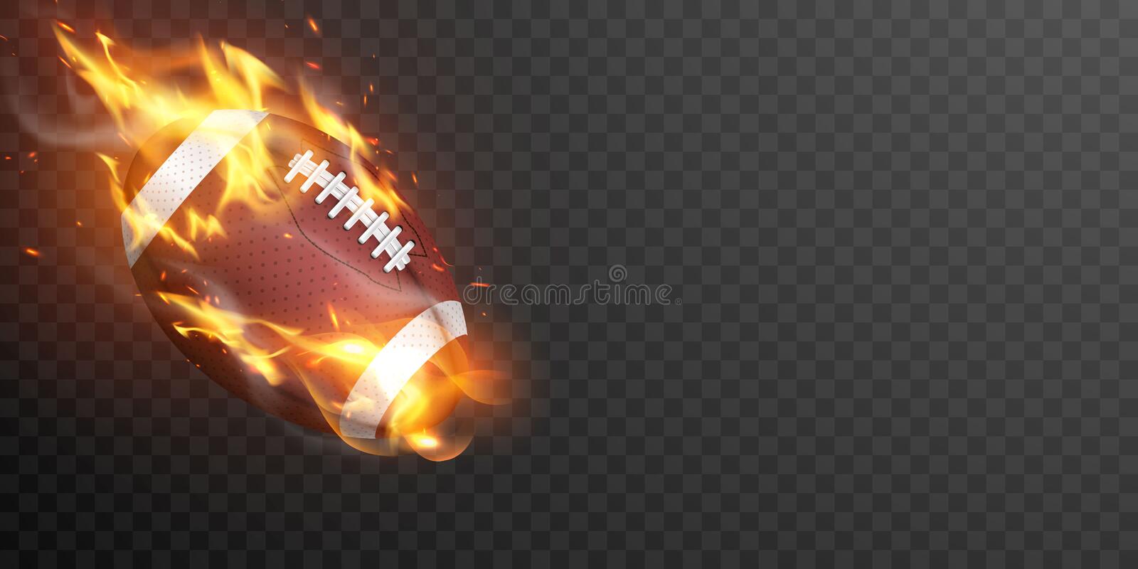 Detail Flaming Football Clipart Nomer 30