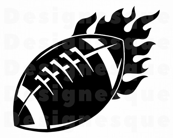 Detail Flaming Football Clipart Nomer 31