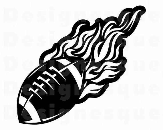 Detail Flaming Football Clipart Nomer 45