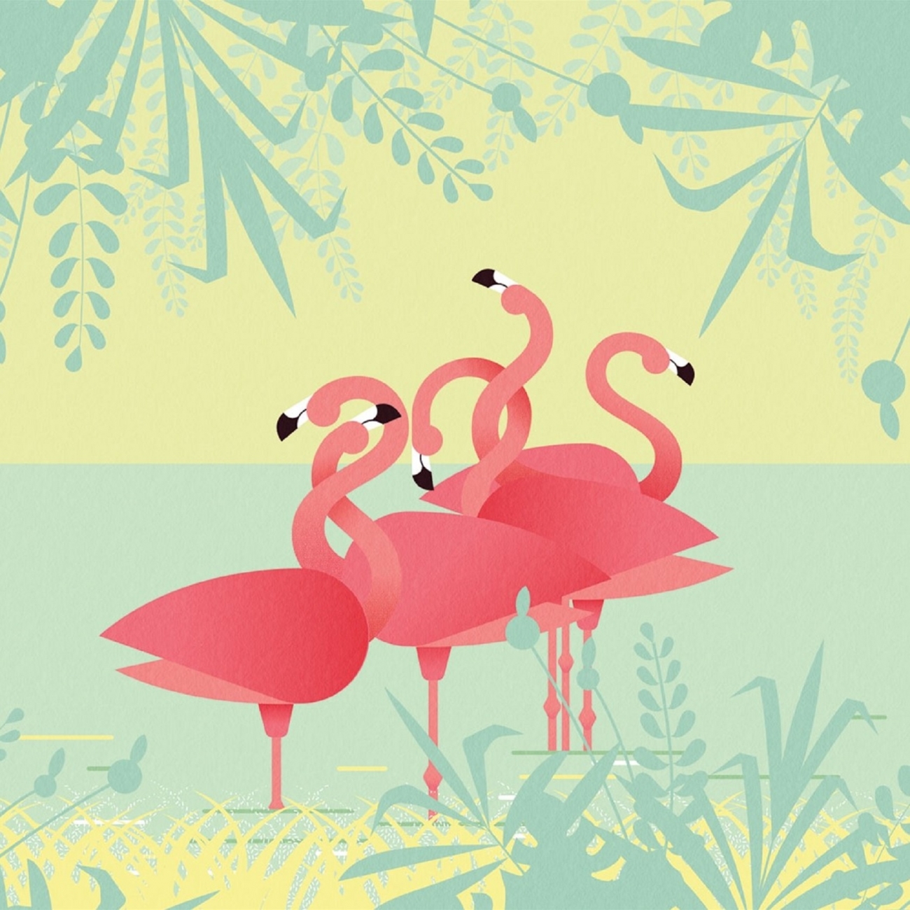 Detail Flamingo Background Images Nomer 22