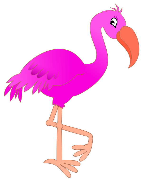 Detail Flamingo Clip Art Free Nomer 32