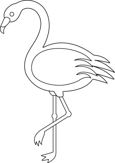 Detail Flamingo Clip Art Free Nomer 34