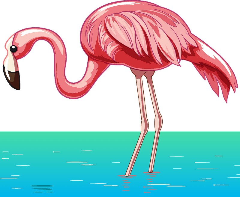 Detail Flamingo Clip Art Free Nomer 42