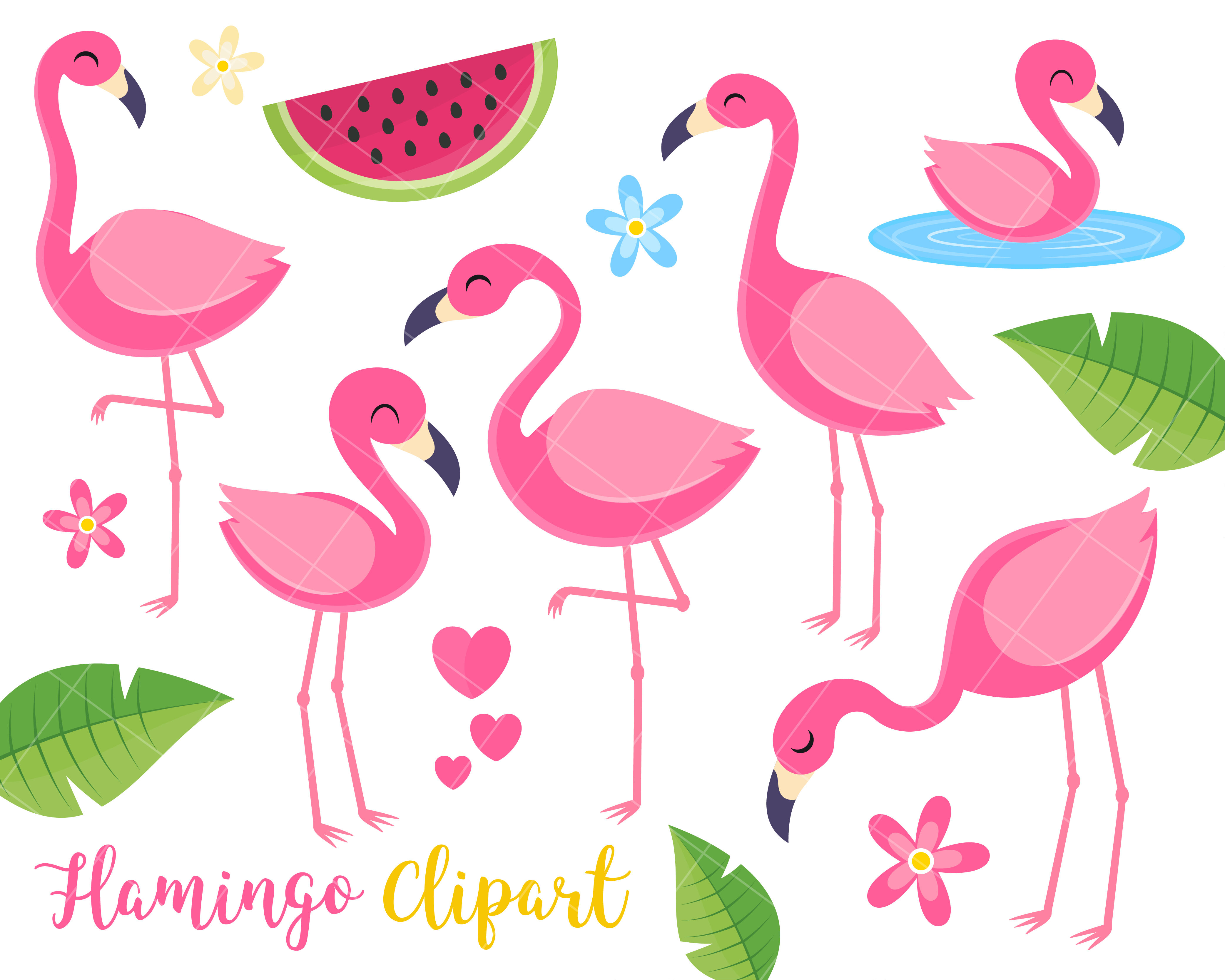 Detail Flamingo Clipart Nomer 20