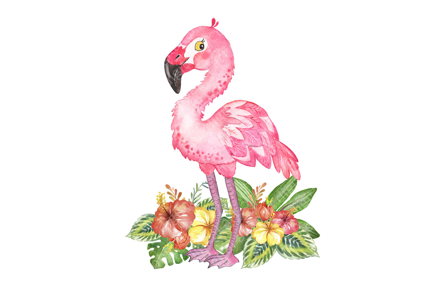 Detail Flamingo Clipart Nomer 30