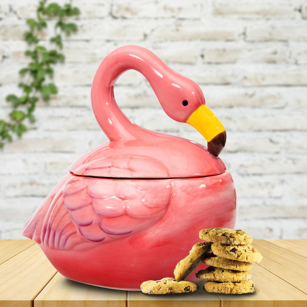 Flamingo Cookie Jar - KibrisPDR