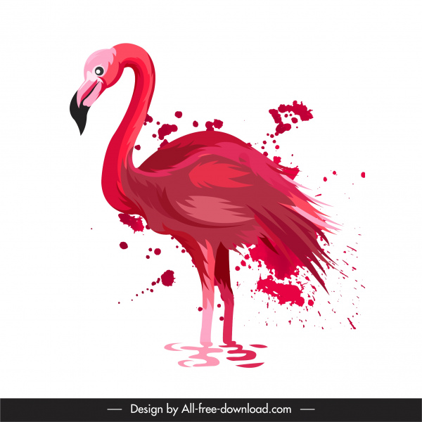 Detail Flamingo Free Vector Nomer 27