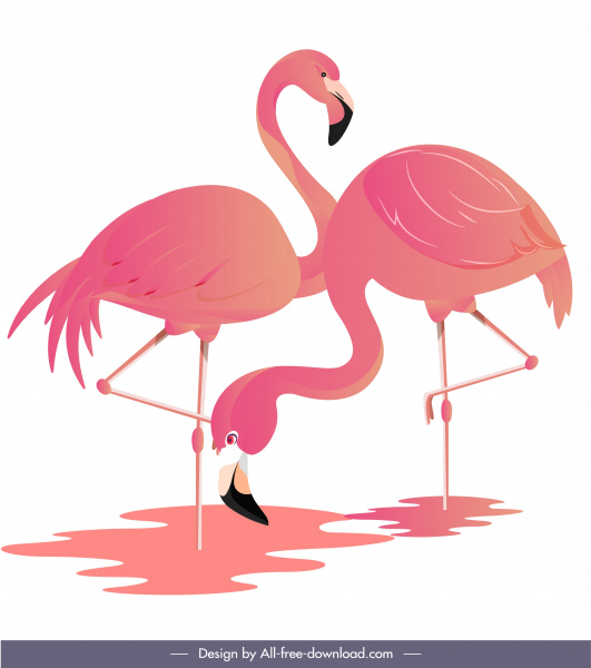 Detail Flamingo Free Vector Nomer 37