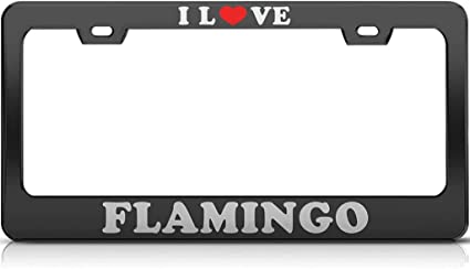 Detail Flamingo License Plate Frame Nomer 13
