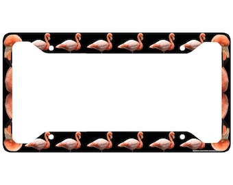Detail Flamingo License Plate Frame Nomer 25
