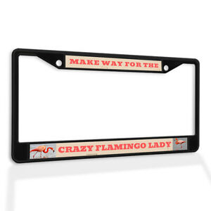 Detail Flamingo License Plate Frame Nomer 27
