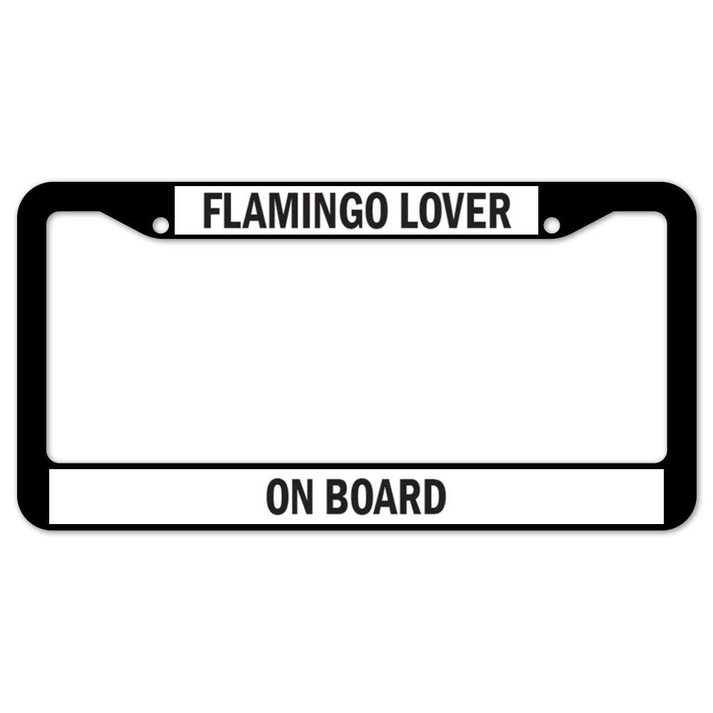 Detail Flamingo License Plate Frame Nomer 28