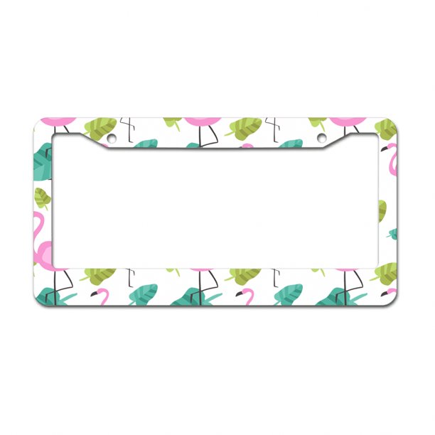 Detail Flamingo License Plate Frame Nomer 57