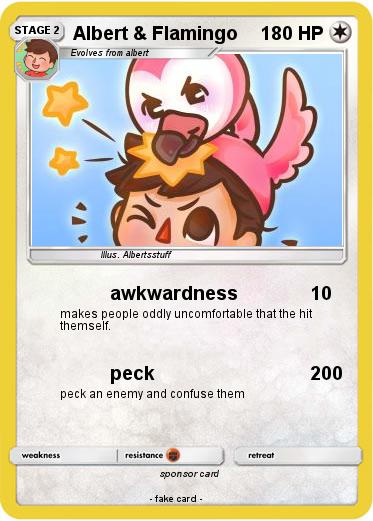 Detail Flamingo Pokemon Card Nomer 3