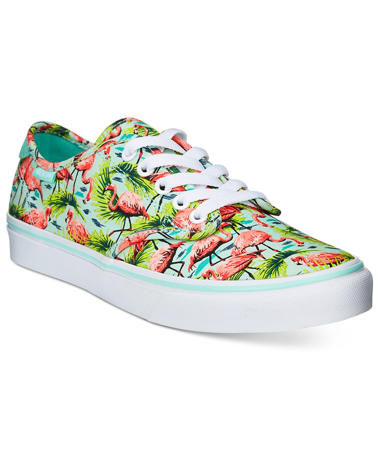 Detail Flamingo Print Vans Nomer 8