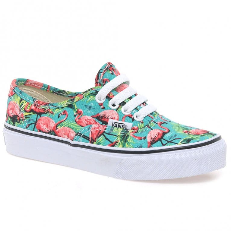 Detail Flamingo Print Vans Nomer 9