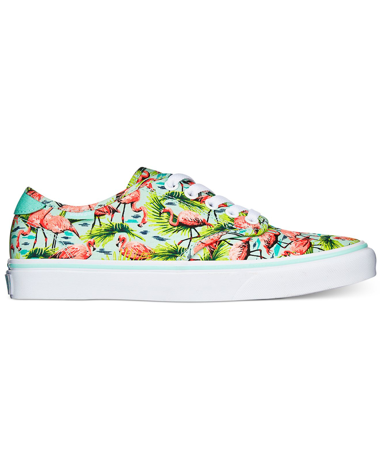 Detail Flamingo Print Vans Nomer 11