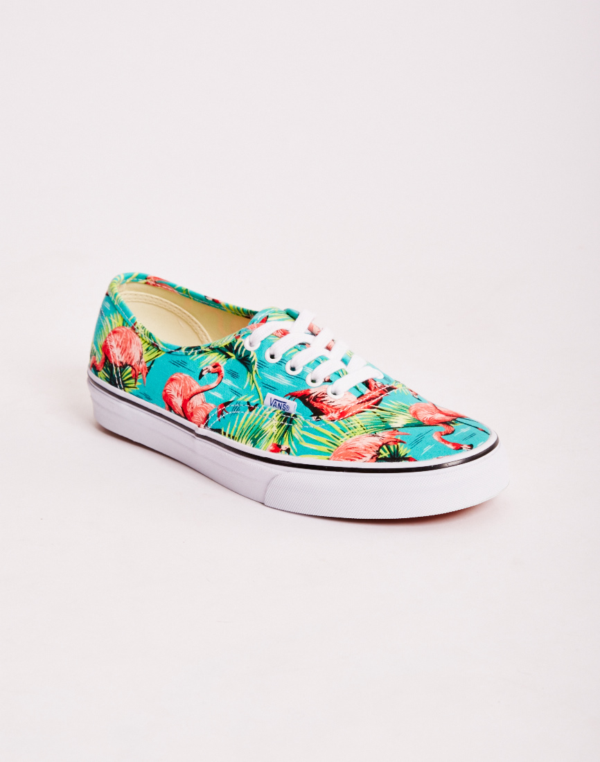 Detail Flamingo Print Vans Nomer 2