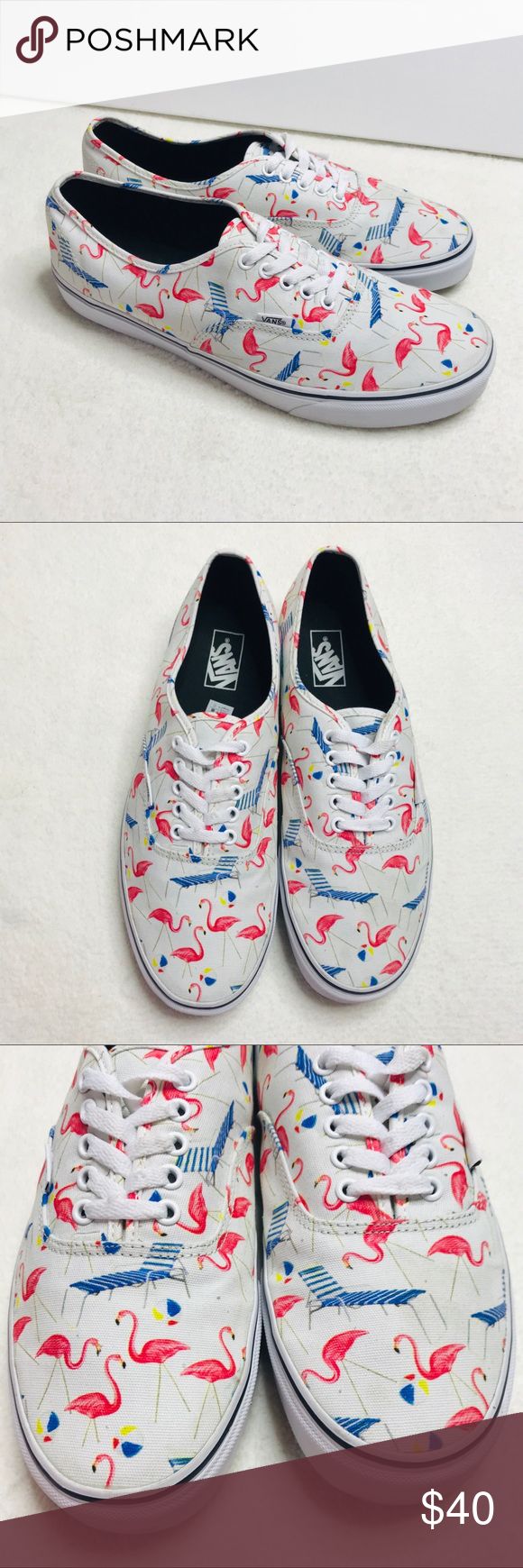 Detail Flamingo Print Vans Nomer 17