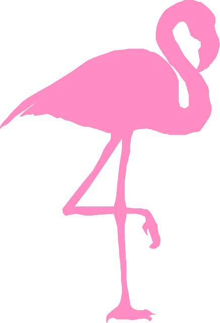 Detail Flamingo Silhouette Clip Art Nomer 17