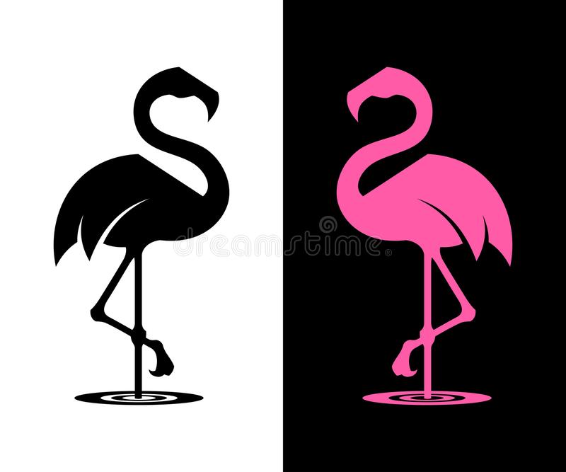 Detail Flamingo Silhouette Clip Art Nomer 7